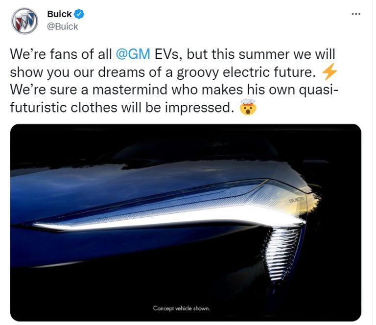 صورة تشويقية لطراز "بويك" الكهربائي