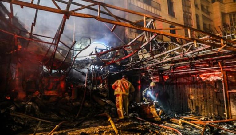 انفجار في مبنى بإيران- أرشيفية