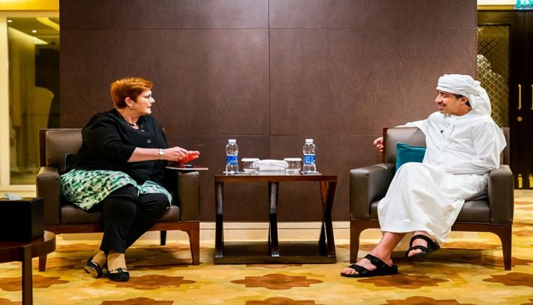 الشيخ عبدالله بن زايد آل نهيان يستقبل وزيرة خارجية أستراليا 