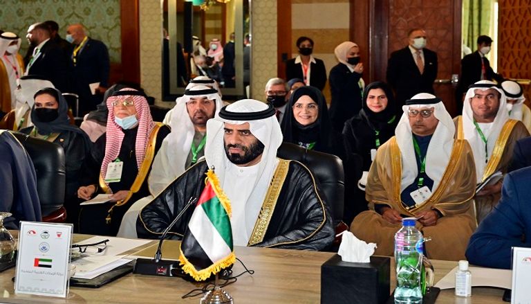 جانب من اجتماعات رؤساء البرلمانات العربية في القاهرة