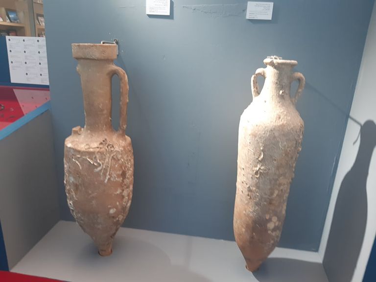 جانب من القطع المعروضة