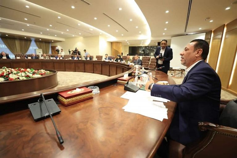 جلسة رئاسة البرلمان مع محافظ البنك المركزي وزير المالية العراقي- أرشيف
