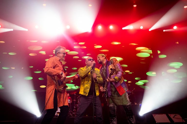 جانب من حفل فرقة الروك الصوفي الباكستانية الشهيرة "جنون"