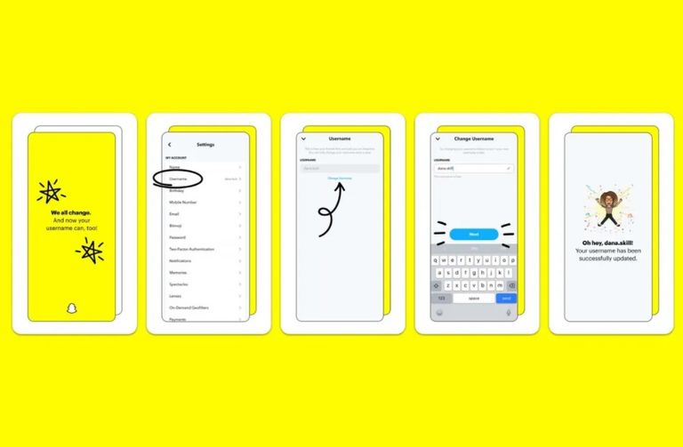 خاصية تغيير اسم المستخدم