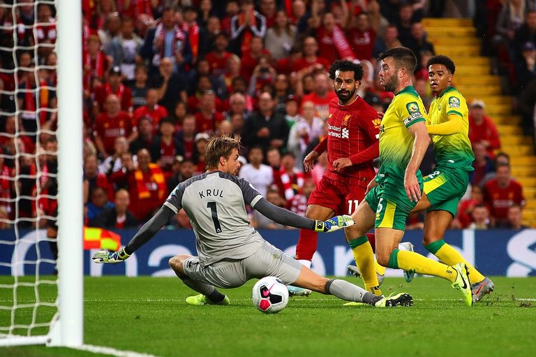 أهداف محمد صلاح مع ليفربول عرض مستمر محمد صلاح نجم ليفربول