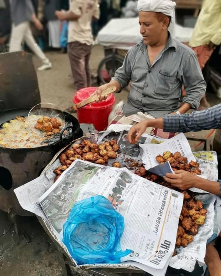 سوق شعبية في اليمن