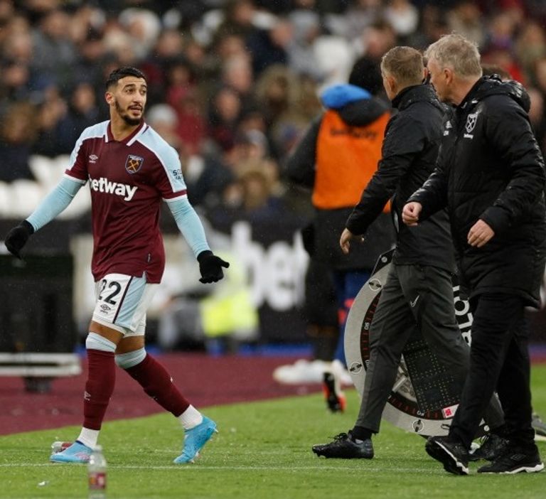 بن رحمة ومويس ديفيد مويس مع سعيد بن رحمة