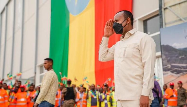رئيس الوزراء الإثيوبي آبي أحمد خلال الاحتفالية