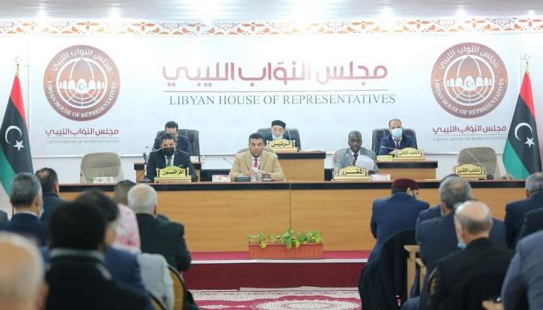 جانب من جلسة البرلمان الليبي الأسبوع الماضي - أرشيفية
