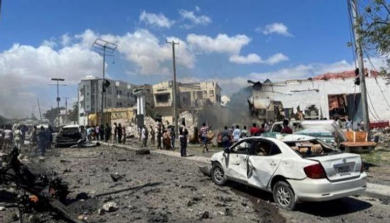 موقع تفجير سابق في الصومال