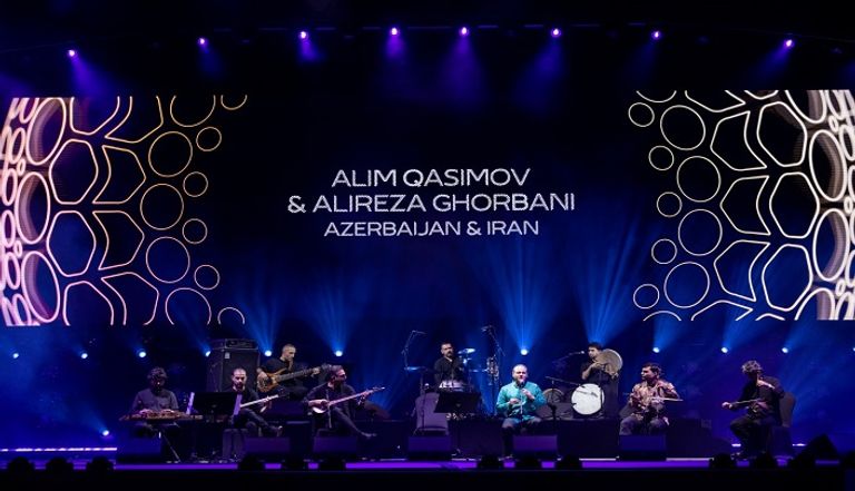 جانب من السهرة الصوفية في إكسبو 2020 دبي 