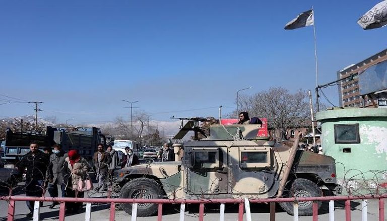 قوات تابعة لحركة طالبان في شوارع أفغانستان
