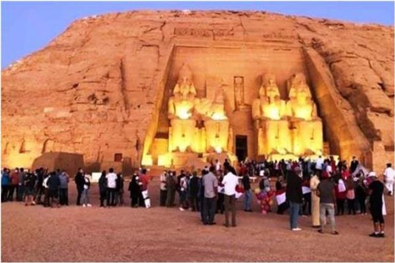 تعامد الشمس على وجه الملك رمسيس الثاني استمر نحو 20 دقيقة