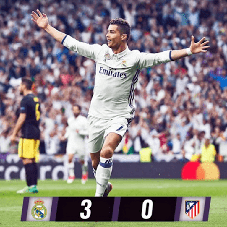 كريستيانو رونالدو أمام أتلتيكو مدريد