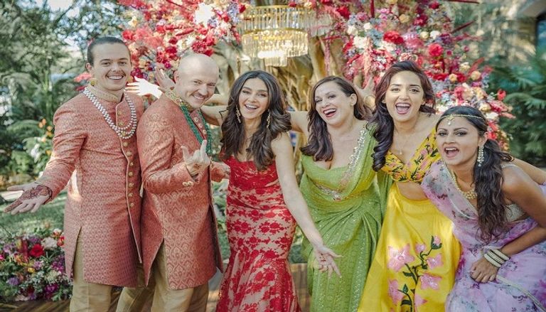 حفل زفاف شيباني دانديكار وفرحان اختر