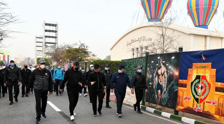 السيسي في الكلية الحربية