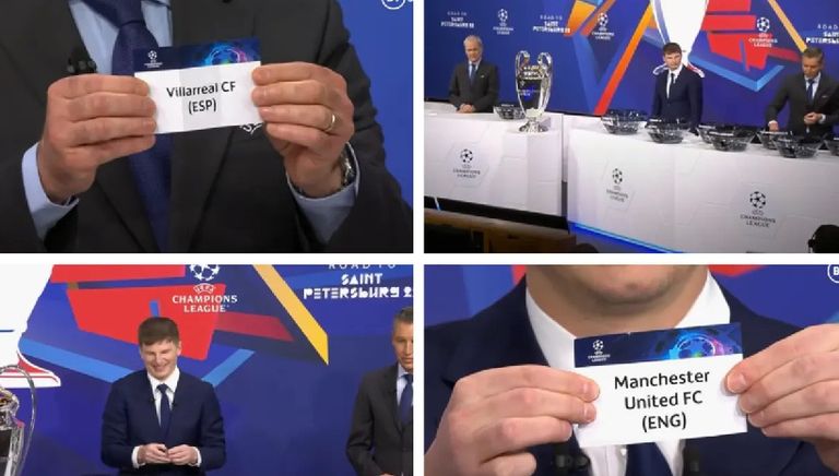 مشاهد من قرعة الأبطال المعادة