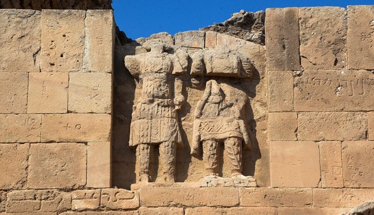 تمثال في مدينة الحضر العراقية القديمة