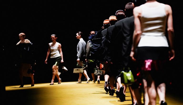 كيندال جينر في عرض مجموعة