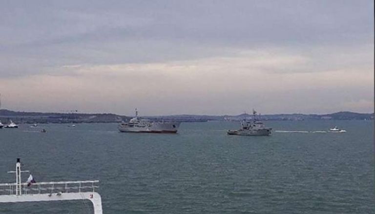 سفن روسية في بحر آزوف
