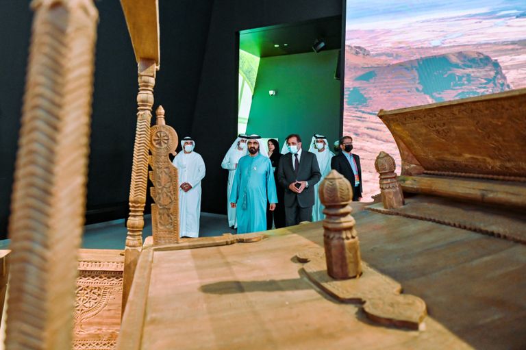 الشيخ محمد بن راشد آل مكتوم يزور جناحيّ الهند وباكستان