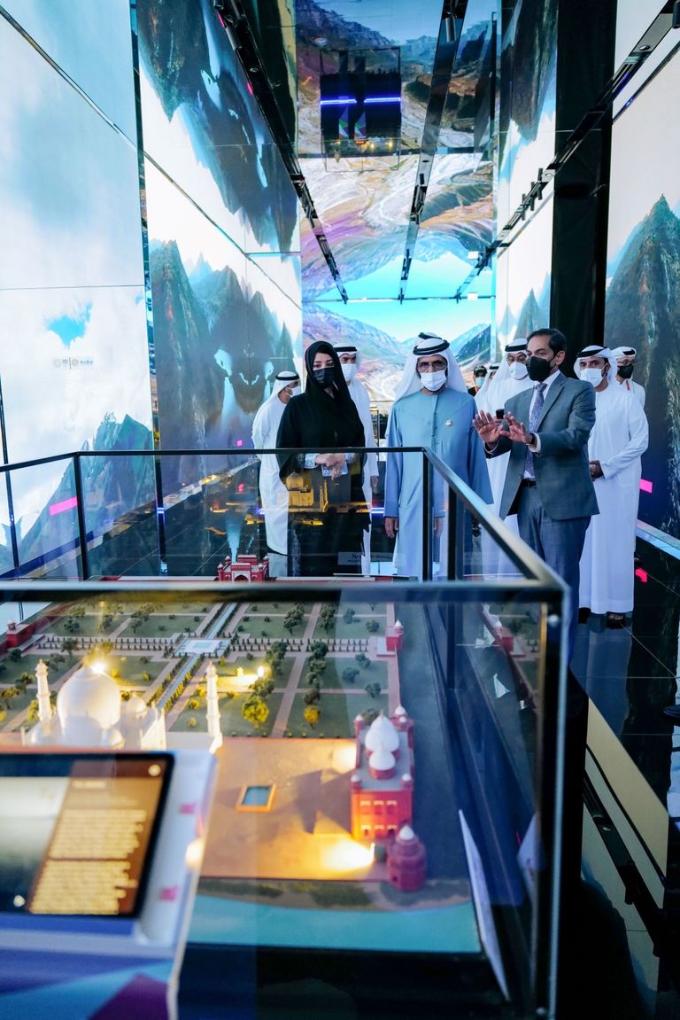 الشيخ محمد بن راشد آل مكتوم يزور جناحيّ الهند وباكستان
