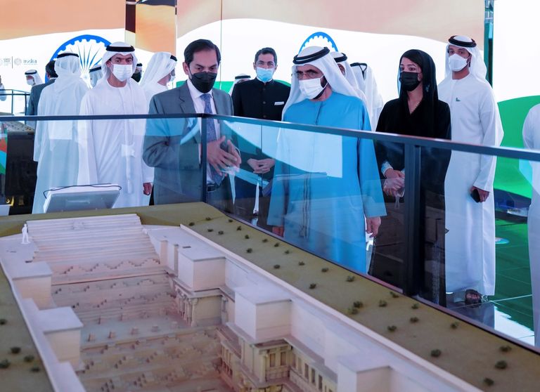 الشيخ محمد بن راشد آل مكتوم يزور جناحيّ الهند وباكستان