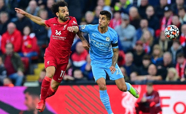 سيتي وليفربول محمد صلاح يواصل التألق