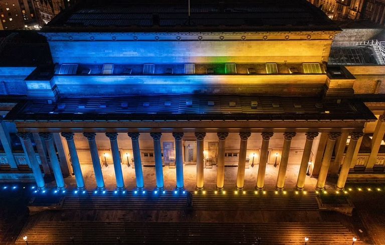 قاعة سان جورج بناء الكولسيوم التاريخي الشهير