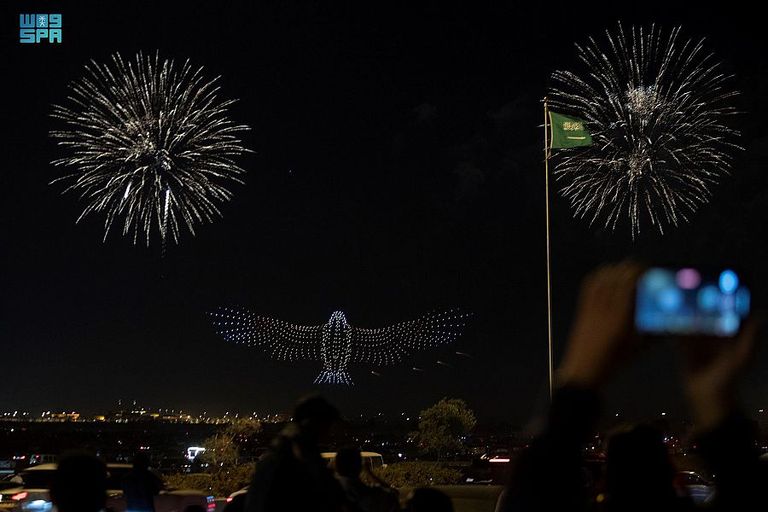 عروض مبهرة في سماء الرياض