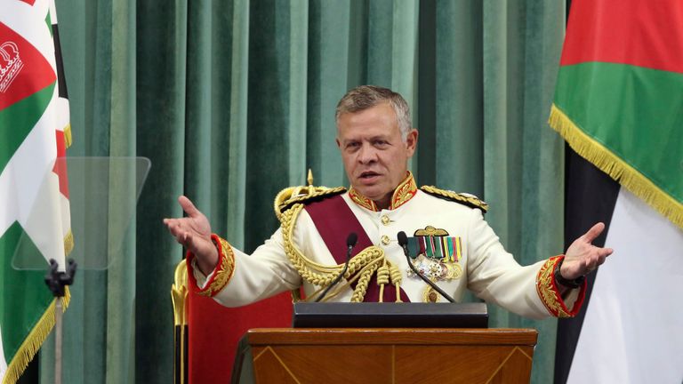 العاهل الأردني الملك عبدالله الثاني