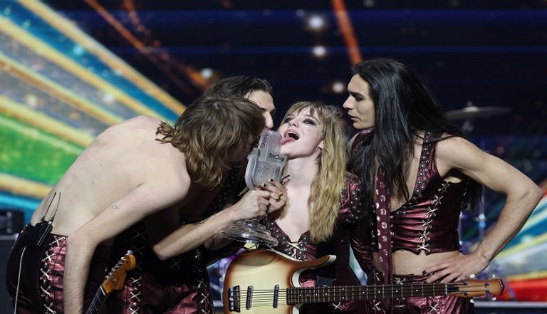 الفرقة الإيطالية الفائزة بمسابقة العام الماضي