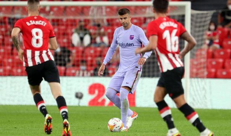 مباراة برشلونة وأتلتيك بلباو - صورة أرشفية برشلونة وأتلتيك بلباو من مواجهة سابقة