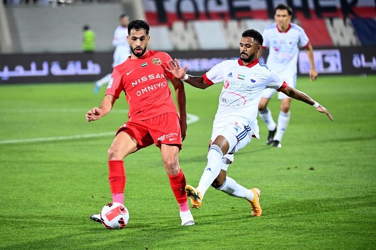 الشارقة ضد شباب الأهلي في الدوري الإماراتي من مباراة الوحدة والوصل في الدوري الإماراتي