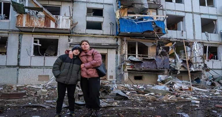 الحرب في أوكرانيا شردت آلاف الأسر