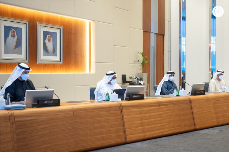 خالد بن محمد بن زايد يترأس اجتماع اللجنة التنفيذية لأدنوك