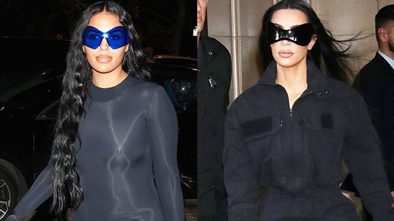 المغني كانييه ويست والمؤثرة شانيه جونز