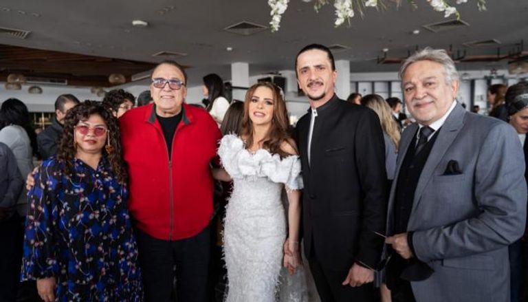 عماد محرم في حفل زفاف دنيا عبدالعزيز