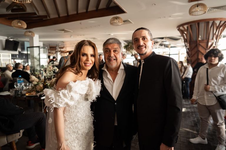 عماد محرم في حفل زفاف دنيا عبدالعزيز