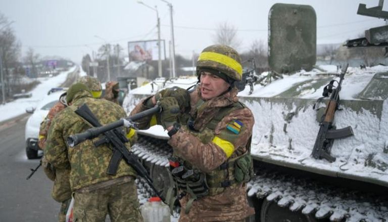 جنود أوكرانيون في خاركيف