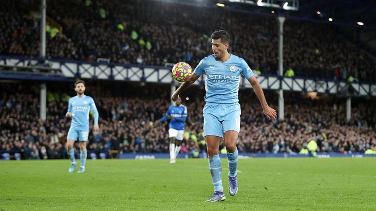 مباراة إيفرتون ضد مانشستر سيتي