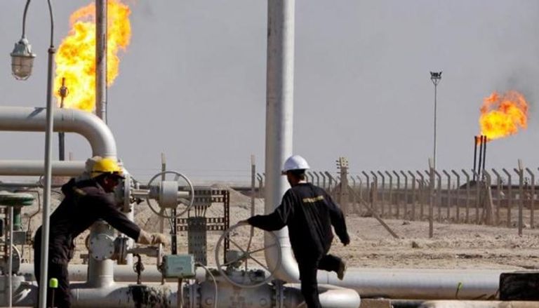 احد الحقول النفطية في العراق