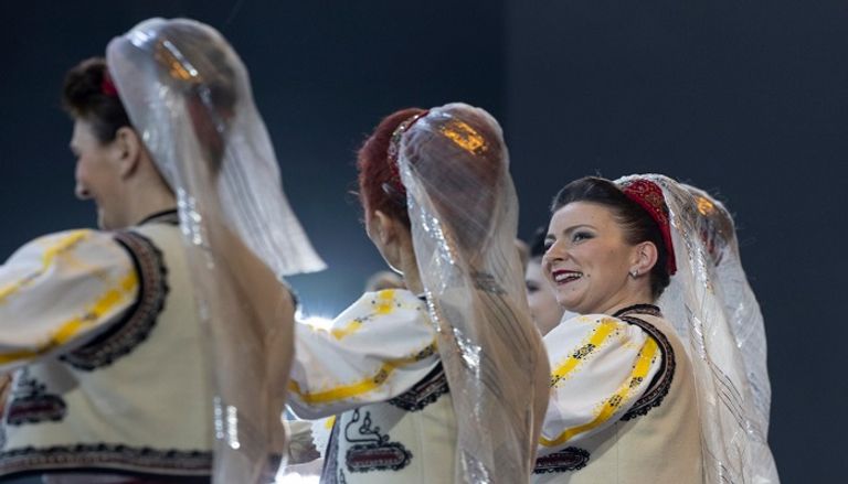 حفل الفرقة الشعبية الرومانية الراقصة في إكسبو 2020 دبي