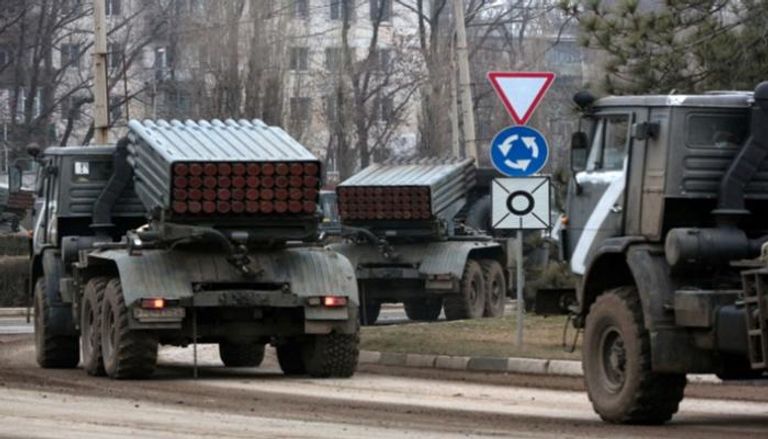 معدات عسكرية روسية بالقرم