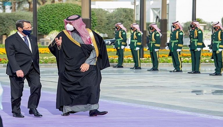 الأمير محمد بن سلمان ورئيس قبرص