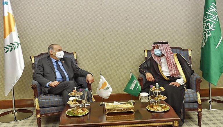 الأمير محمد بن سلمان ورئيس قبرص