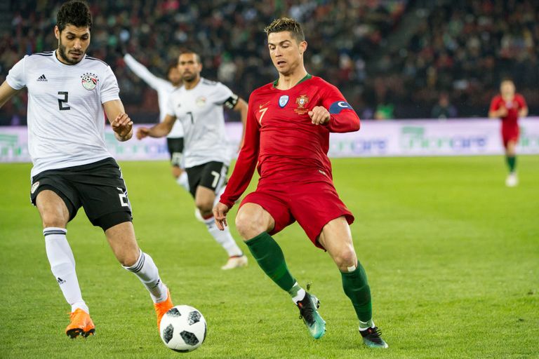 رونالدو ضد مصر صلاح ورونالدو يستهدفان التأهل للمونديال في مارس