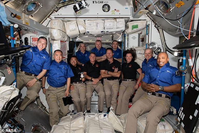 الطاقم الحالي لمحطة الفضاء الدولية