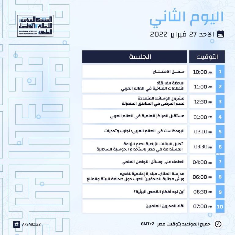 المنتدى شهد مشاركة 58 متحدثا من مختلف التخصصات سواء الإعلامية أو العلمية