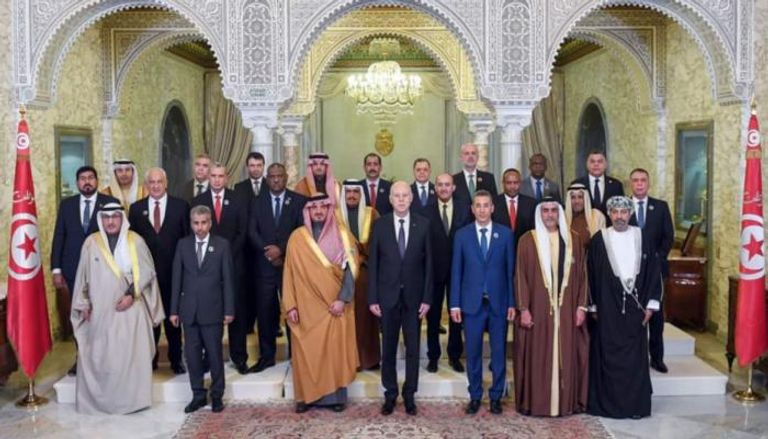 من لقاء قيس سعيد بوزراء الداخلية العرب (الرئاسة التونسية)
